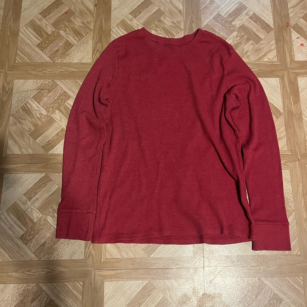 Red Long Sleeve Shirt